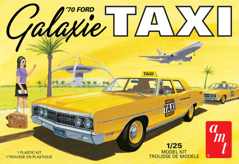 1/25 1970 Ford Galaxie Taxi Model Kit