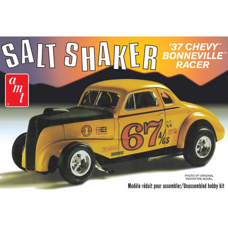 1/25 "Salt Shaker" 1937 Chevy (3 'n 1) Stock, Custom, Bonneville Racer