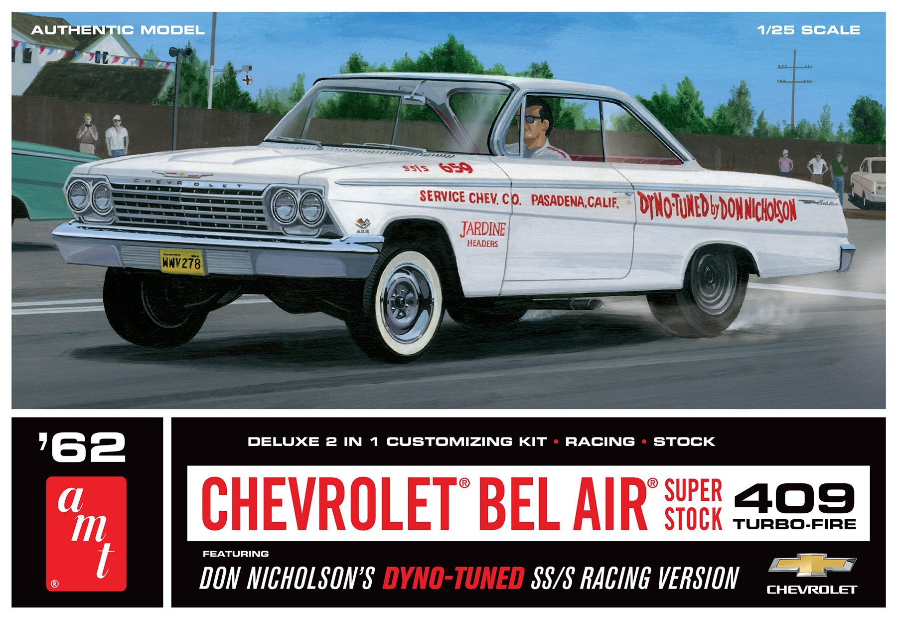 1/25 1962 Chevy Bel Air Super Stock Don Nicholson