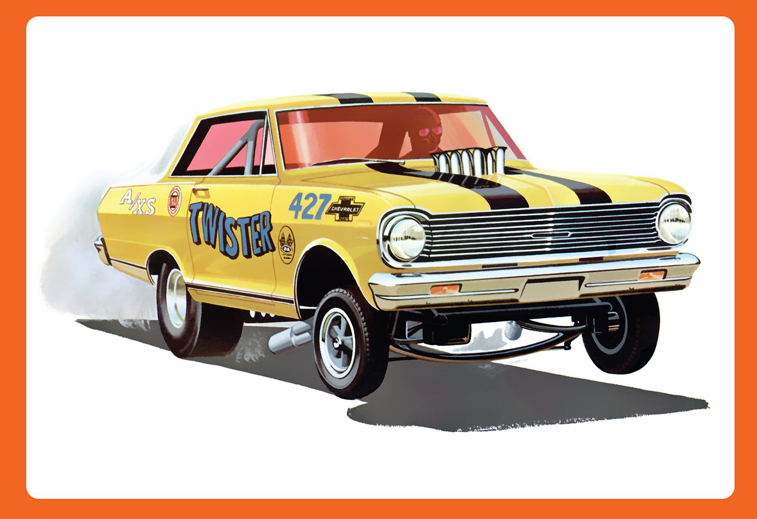 1/25 1965 Chevy II Nova AWB Twister Funny Car