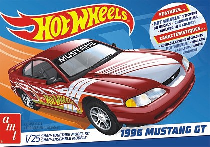 1/25 1996 Ford Mustang GT Snap Together
