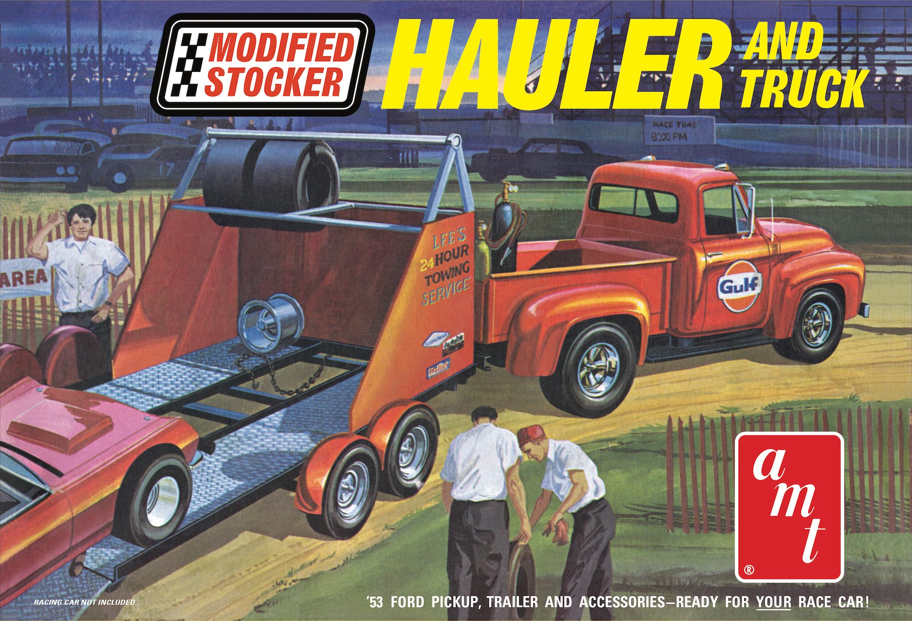 1/25 1953 Ford Pickup Mod Stocked Hauler 'Gulf'