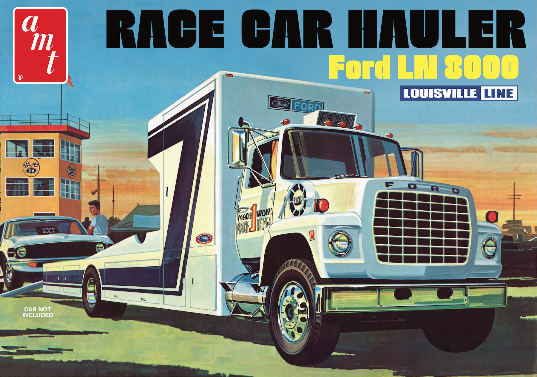1/25 Ford LN 8000 Race Car Hauler