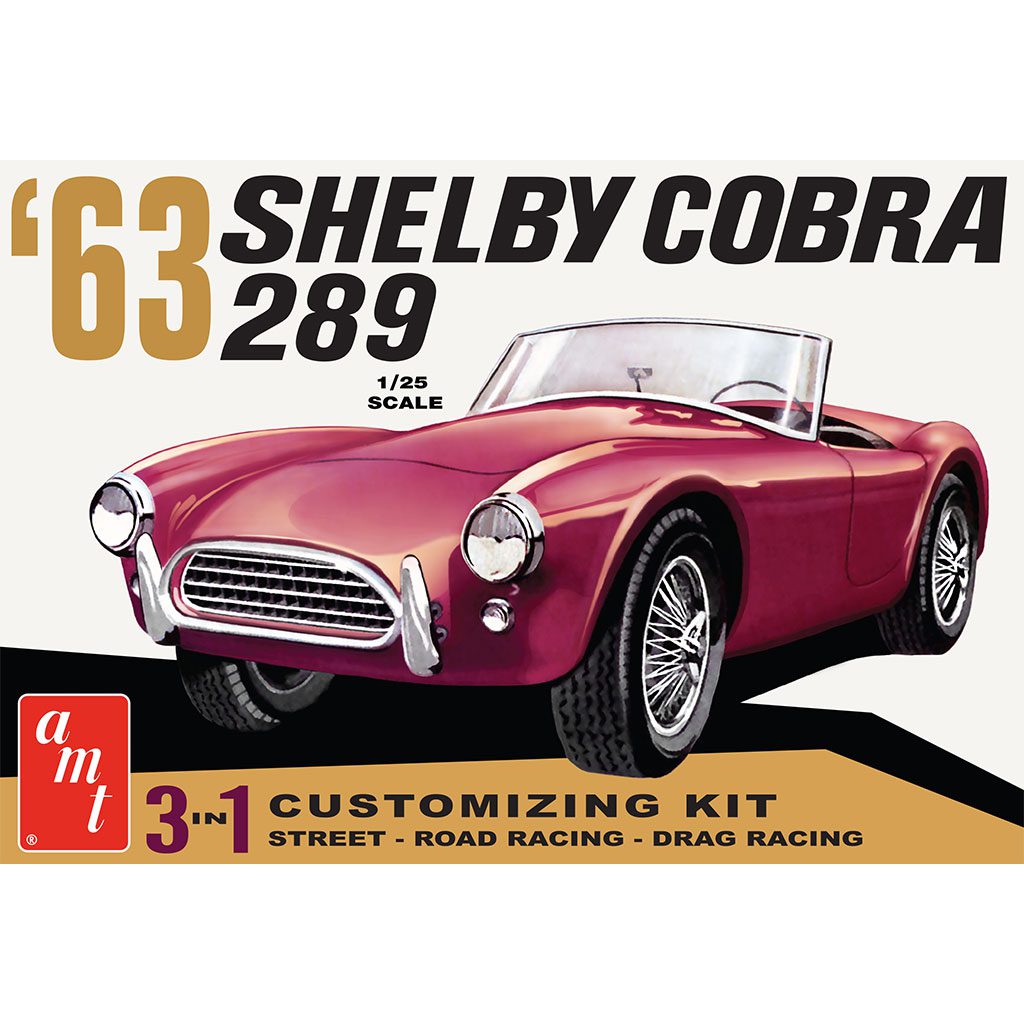 1/25 1963 Shelby Cobra 289 3 in 1