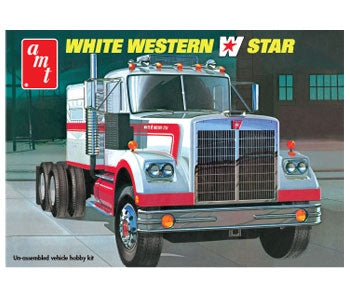 1/25 White Western Star Semi Tractor Coca-Cola