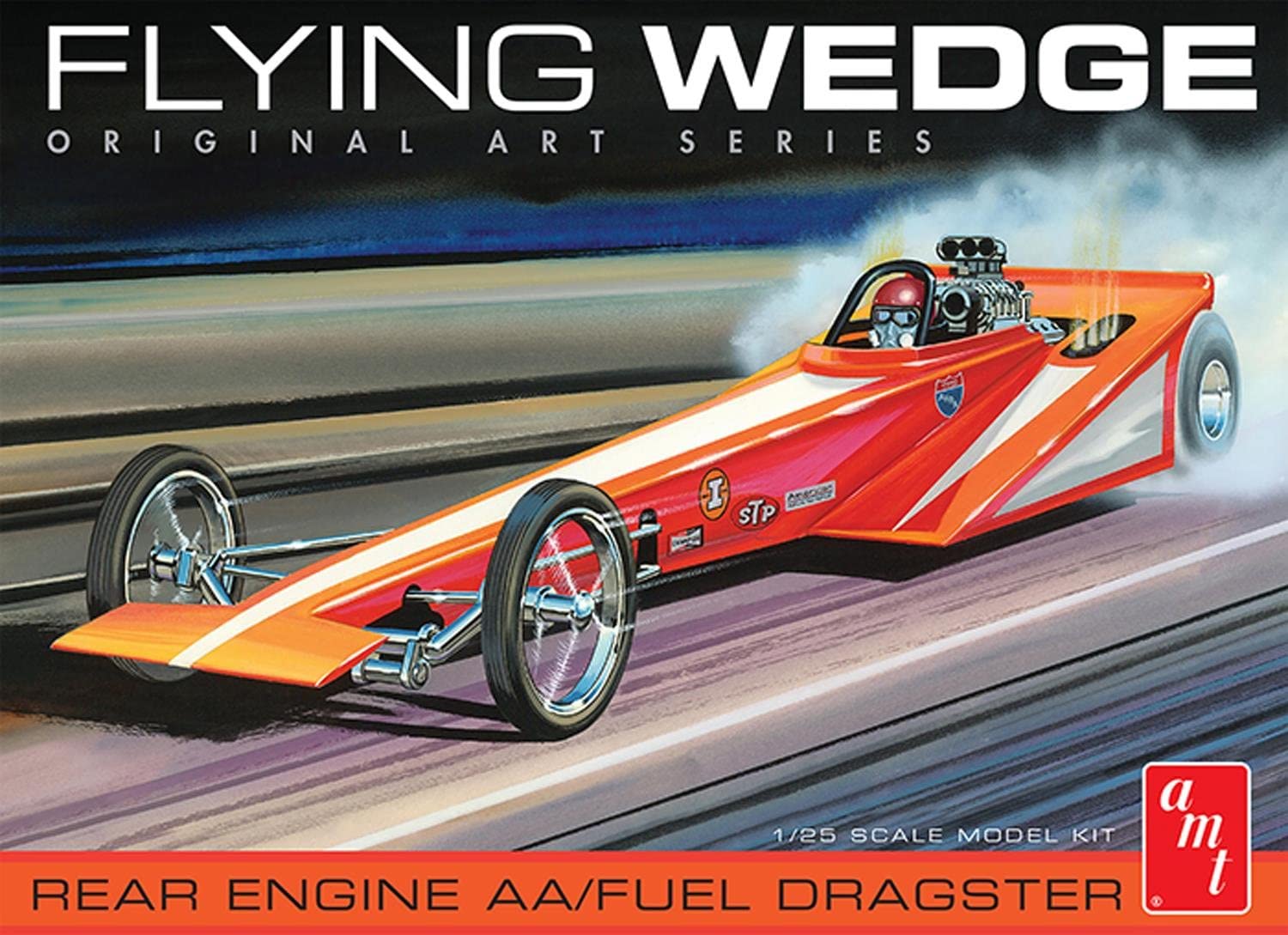 1/25 Flying Wedge Rear Engine AA/Fuel Dragster "New Tooling" Orange