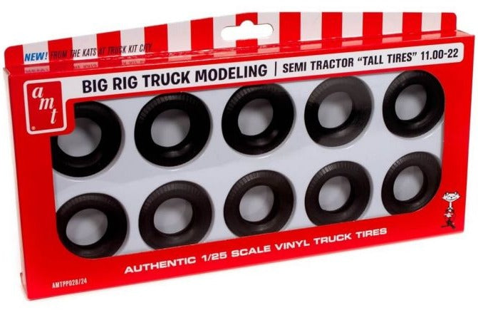 1/25 Semi Truck Tall Tires Pack