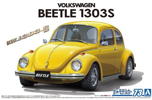 Volkswagen beetle 1303s 1/24 プラモ完成品 AOSHIMA 1/24 The Model Car No.73 VOLKSWAGEN 13AD BEETLE