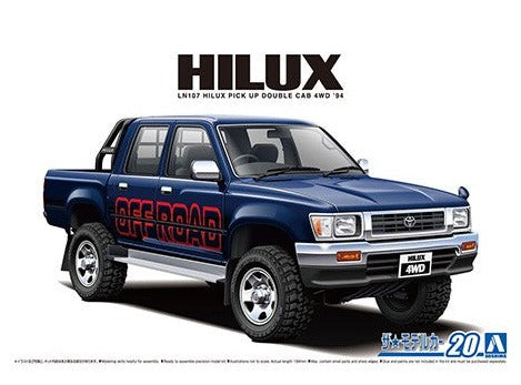 1/24 1994 Toyota LN107 Hilux Pickup Double Cab 4WD