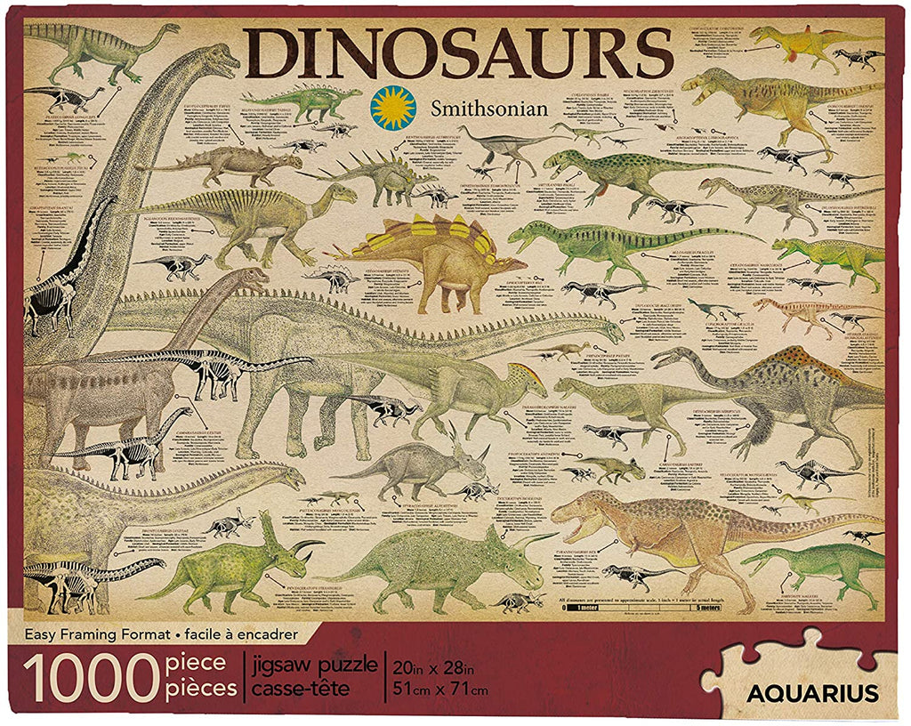 Smithsonian: Dinosaurs 1000pc Puzzle