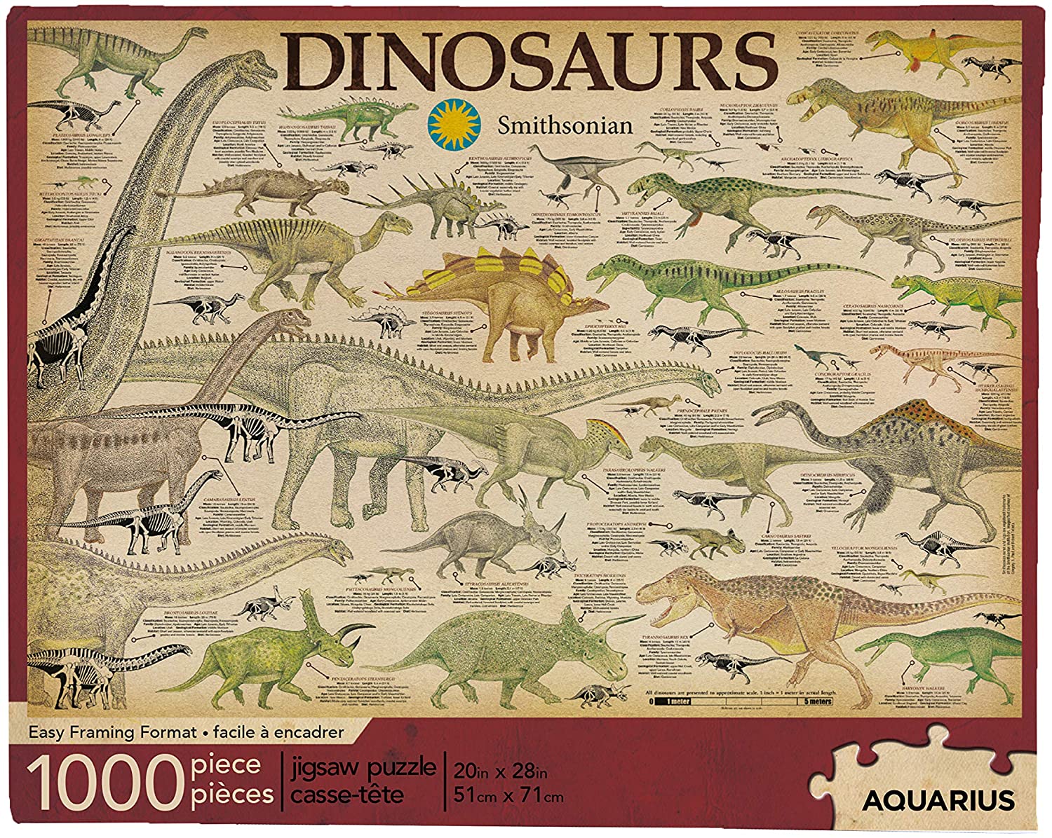 Smithsonian: Dinosaurs 1000pc Puzzle