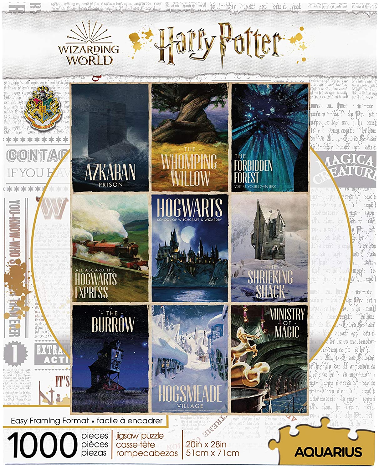 Harry Potter Travel Posters 1000pc Puzzle