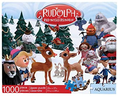 Puzzle Rudolph das Rentier mit der roten Nase, 1 000 Teile