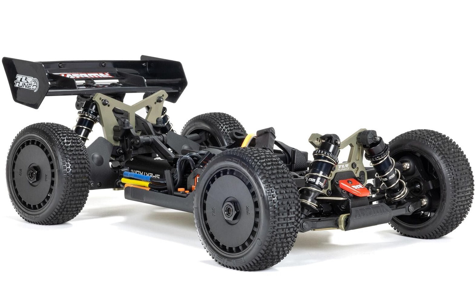 Side view of buggy chassis.
