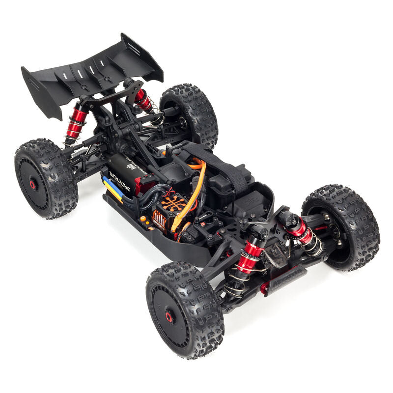 Overhead view of buggy chassis