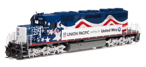 HO SD40-2/DCC/SND, Union Pacific /United Way #3300