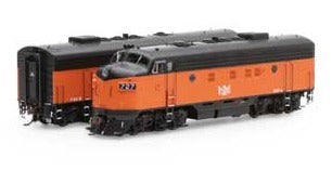 HO F7 A/B With DCC & Sound, B&LE/Freight #727A/#721B