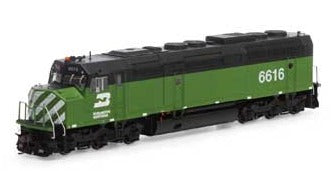 HO FP45 with DCC/Sound BN #6616
