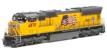 HO SD70M with DCC & Sound, UP/Early Flare #4870