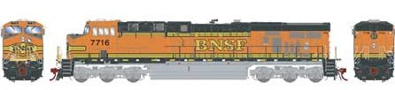 HO ES44DC, BNSF/Faded H1 #7716
