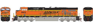 HO ES44AC with DCC and Sound BNSF with PTC #5923