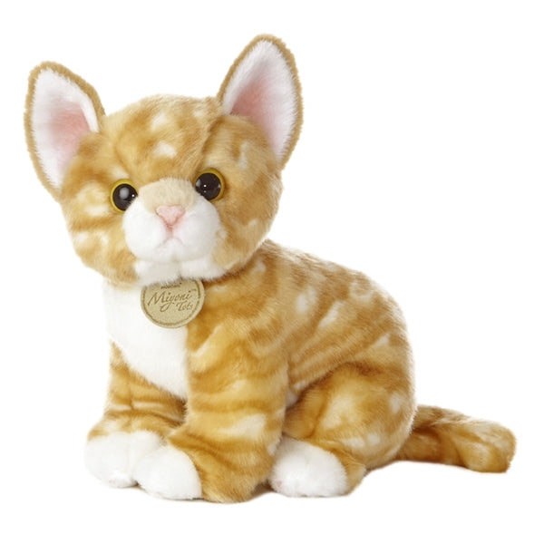 Miyoni Tots - 10" Orange Tabby Kitten Plush