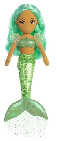 Sea Sparkle - 14" Emerald Mermaid
