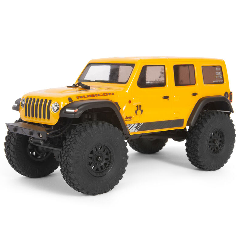 1/24 SCX24 Jeep JT Gladiator 4WD RTR Scale Mini Crawler (Yellow) w/2.4GHz Radio