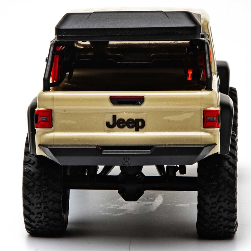 1/24 SCX24 Jeep JT Gladiator 4WD RTR Scale Mini Crawler (Beige) w/2.4GHz Radio
