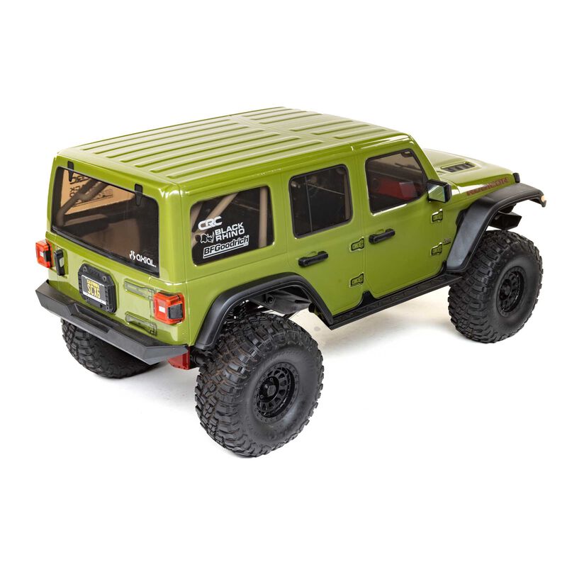 1/6 SCX6 Jeep JLU Wrangler 4X4 RTR Brushless Rock Crawler, Green