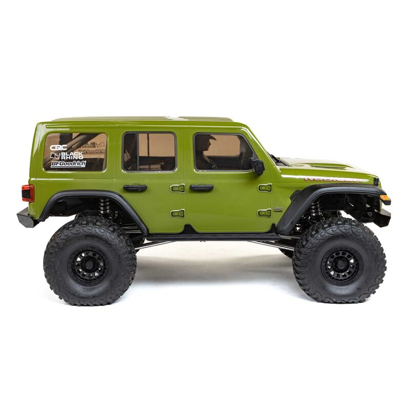 1/6 SCX6 Jeep JLU Wrangler 4X4 RTR Brushless Rock Crawler, Green
