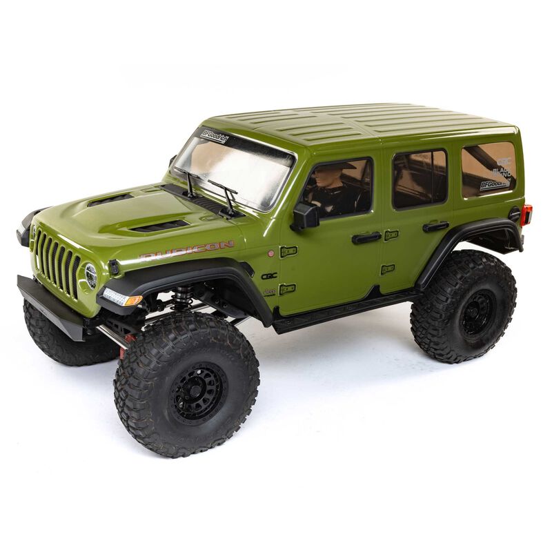 1/6 SCX6 Jeep JLU Wrangler 4X4 RTR Brushless Rock Crawler, Green