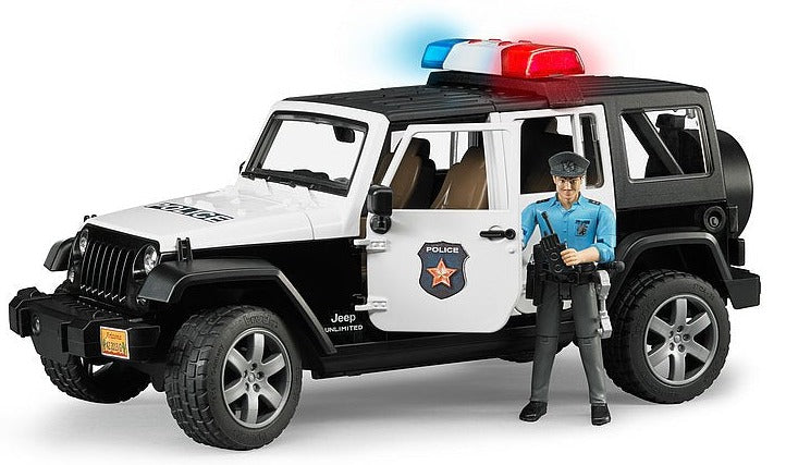 JEEP RUBICON POLICE CAR W MAN
