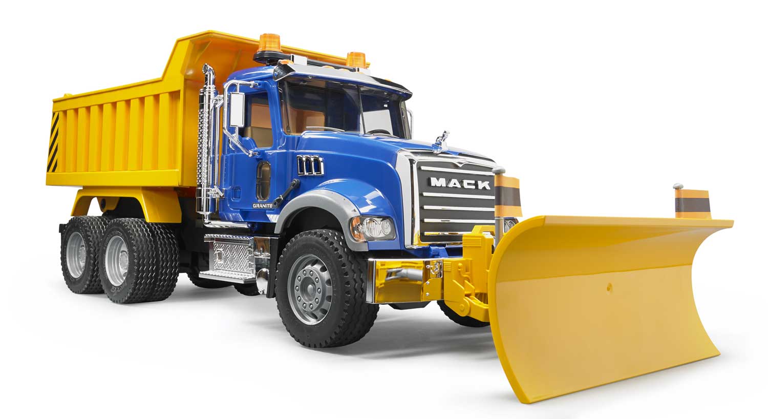 Mack Granite Dump Truck with Snowplow Blade