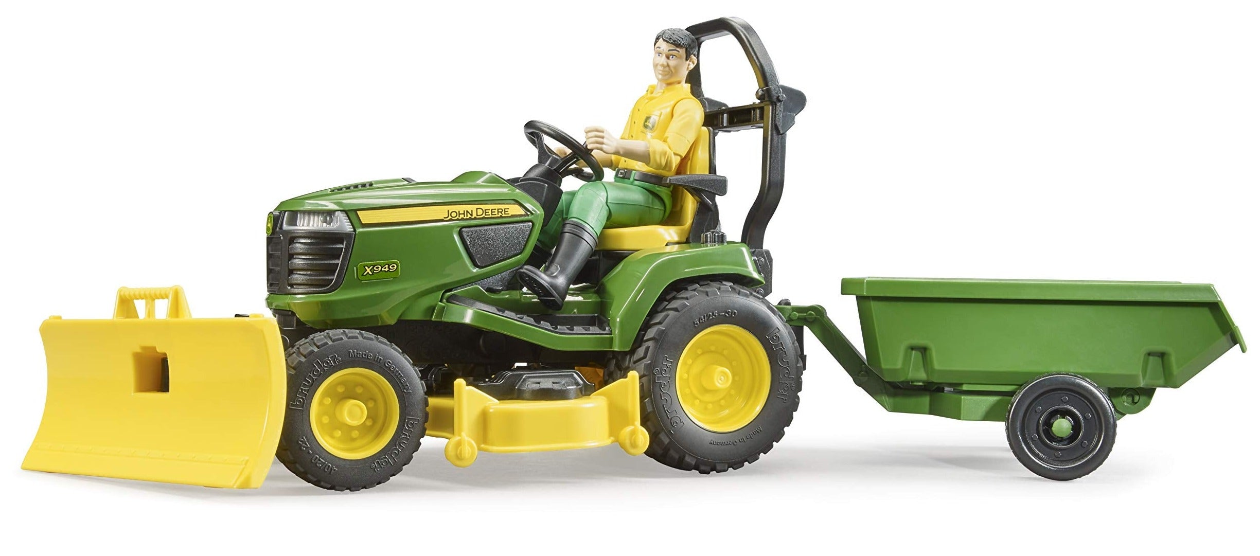 John Deere Lawn Tractor w Trai