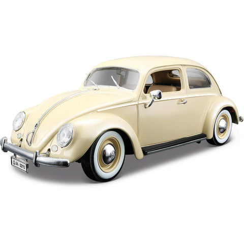 1/18 1955 Volkswagen Beetle Kafer Cream