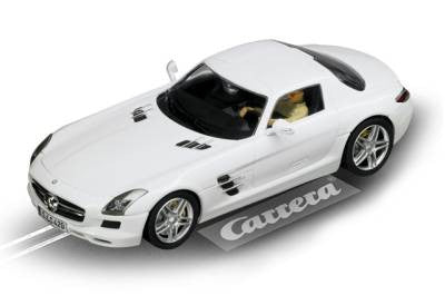 DIG132 Slot Car Mercedes SLS Amg Coupe White