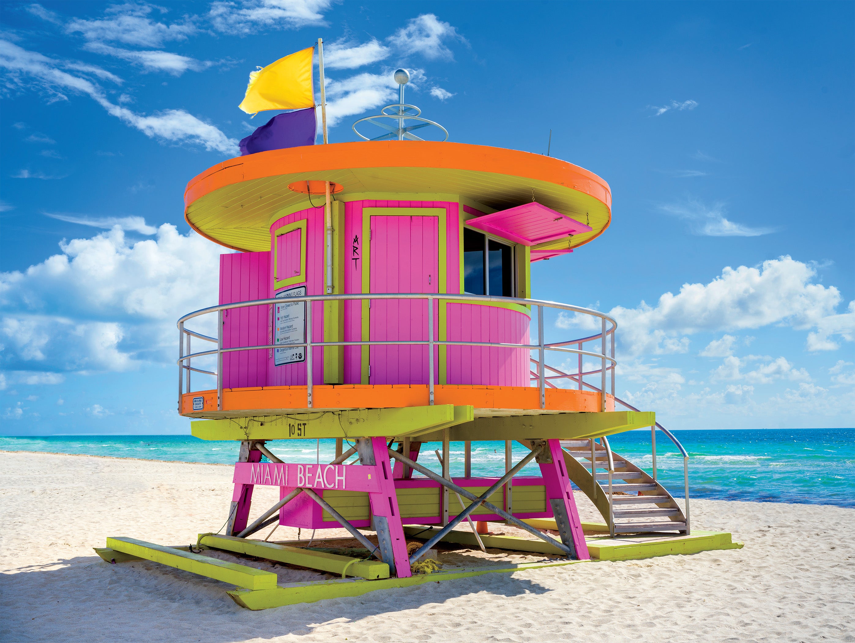 300pc Beach Hut Miami Puzzle