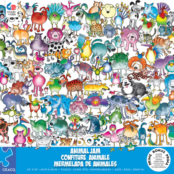 750pc Cats & Dogs Puzzle