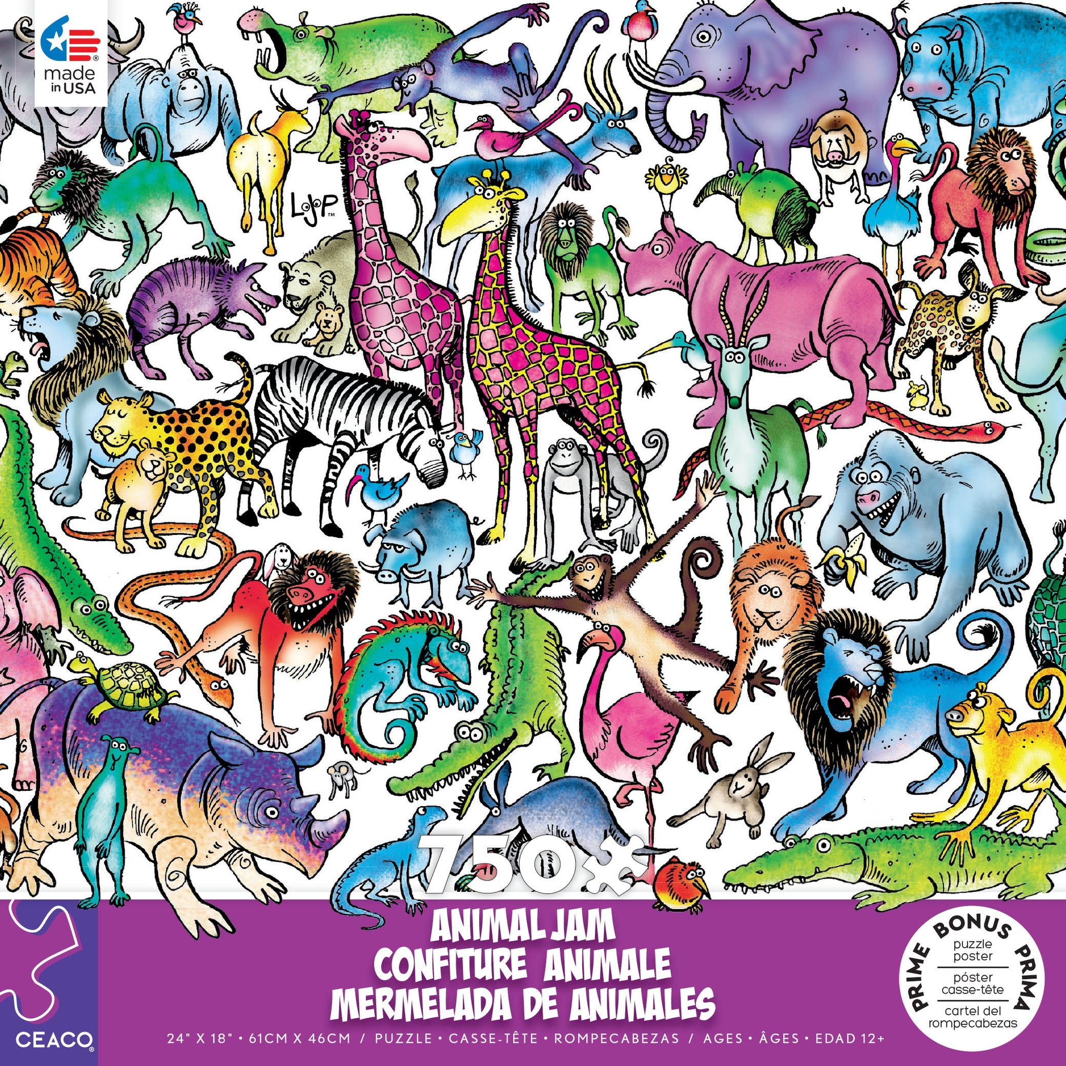 750pc Zoo Time Puzzle