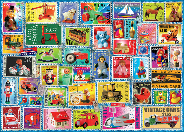 Sports Stamps 1000pc Puzzle
