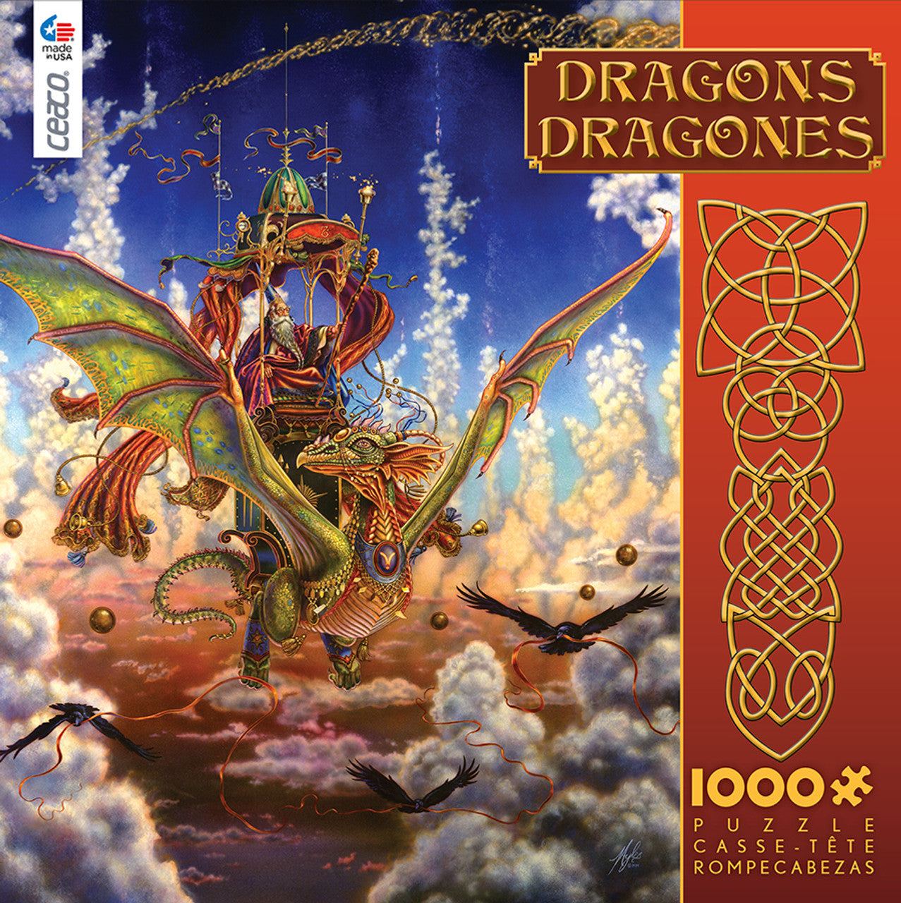 1000PC PUZZLE DRAGONS