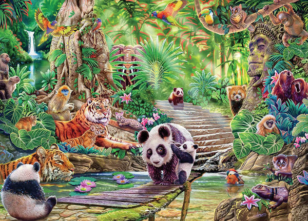 Asian Wildlife 1000pc Puzzle