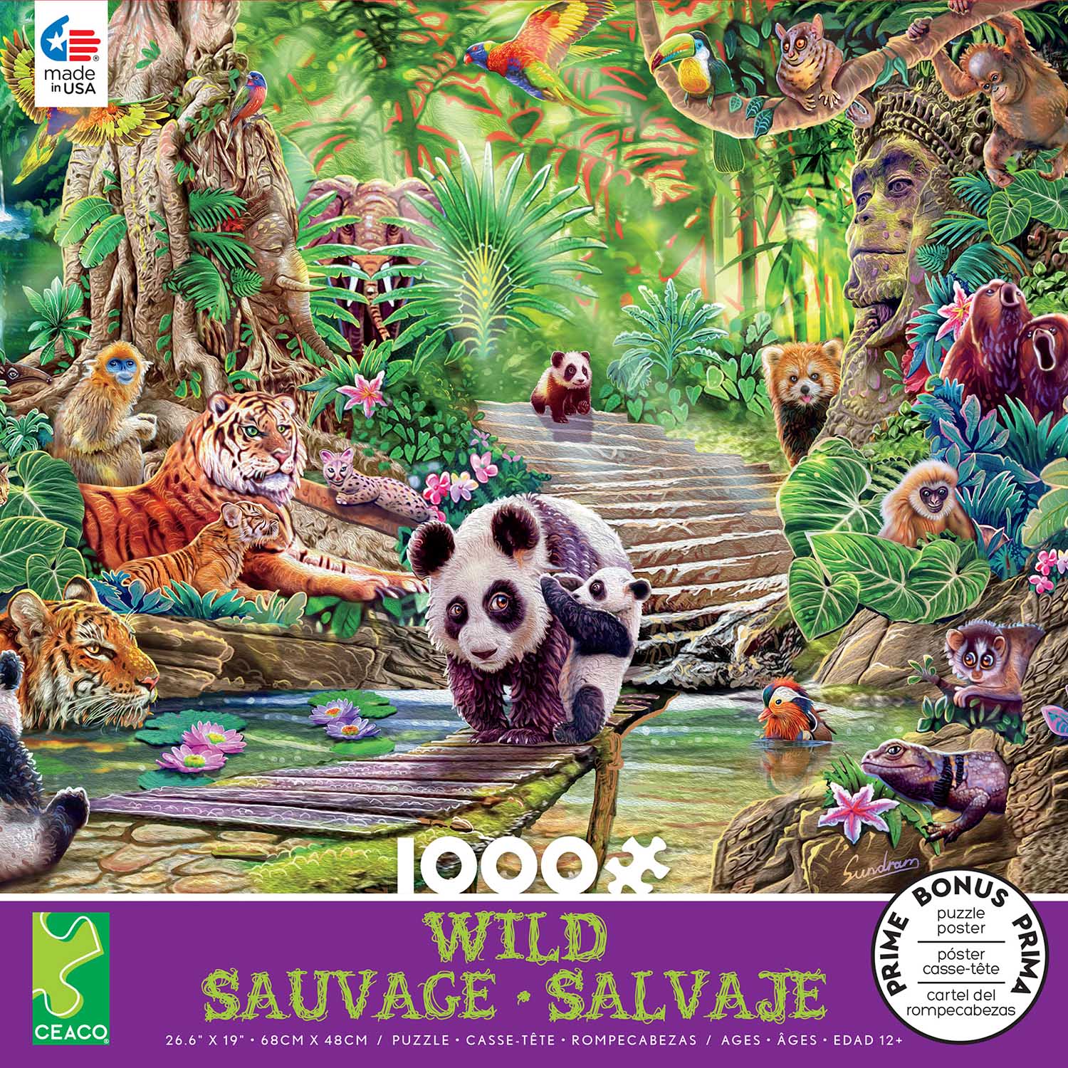1000pc Asaian Wildlife Puzzle