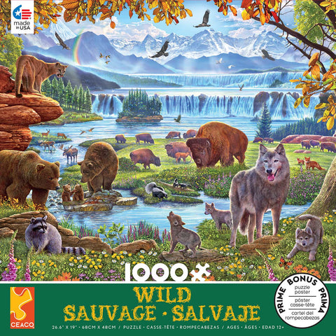 North American Wildlife 1000pc Puzzle