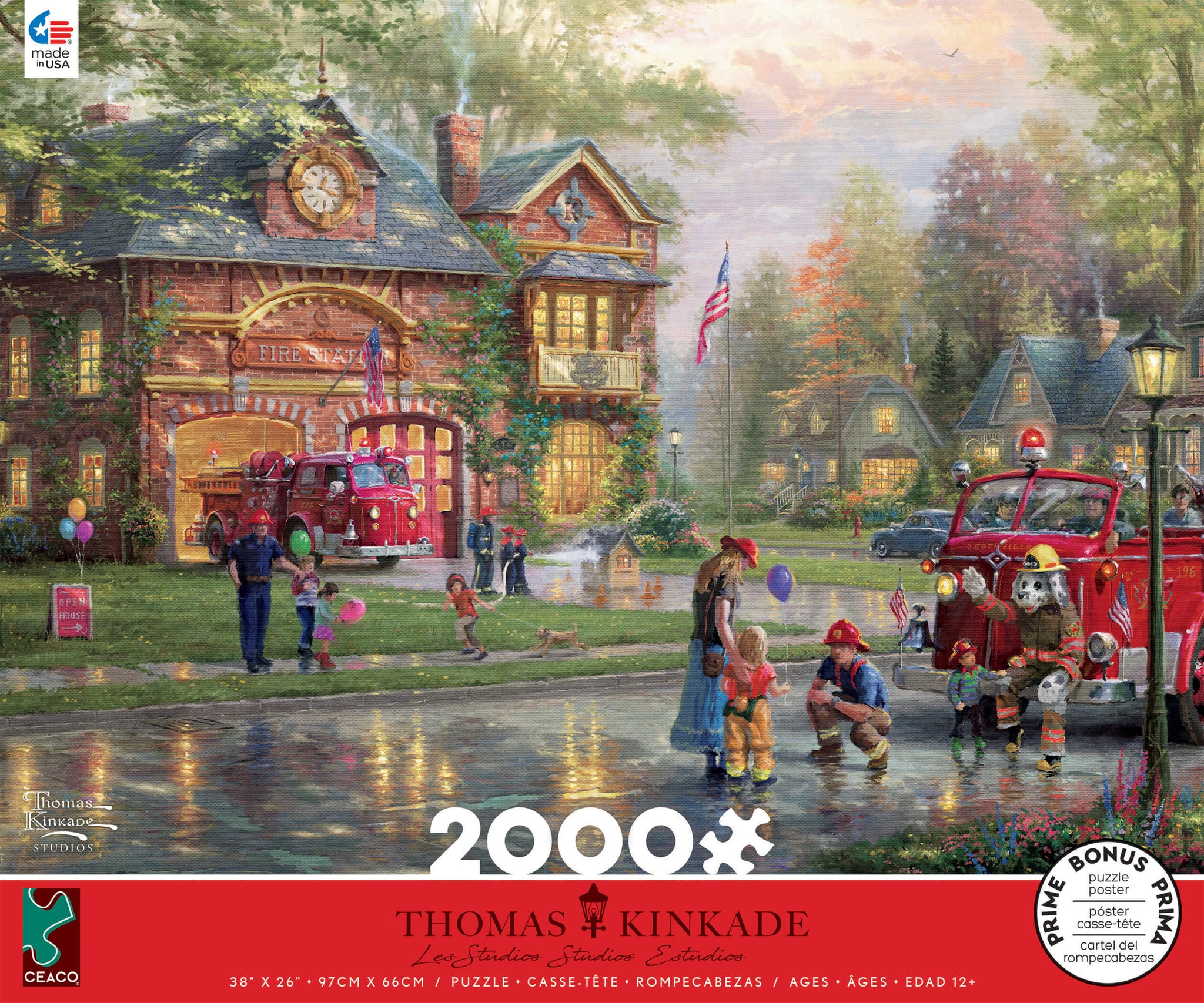 Hometown Firehouse 2000pc Puzzle