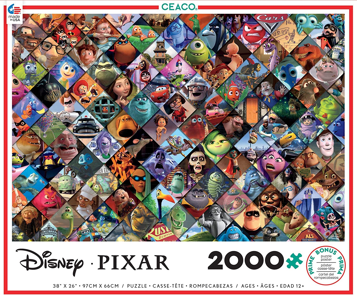 Pixar Clips 2000pc Puzzle
