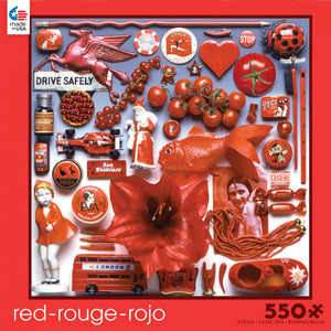 Color Study Red 550pc Puzzle