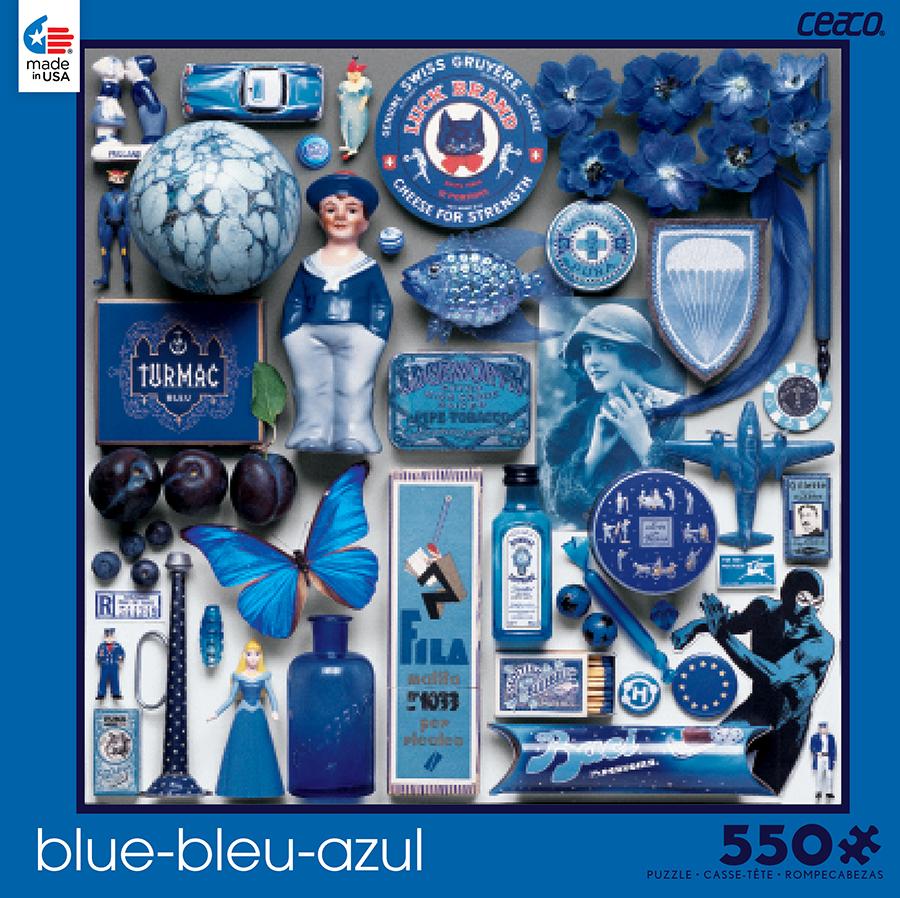 Color Study Blue 550pc Puzzle