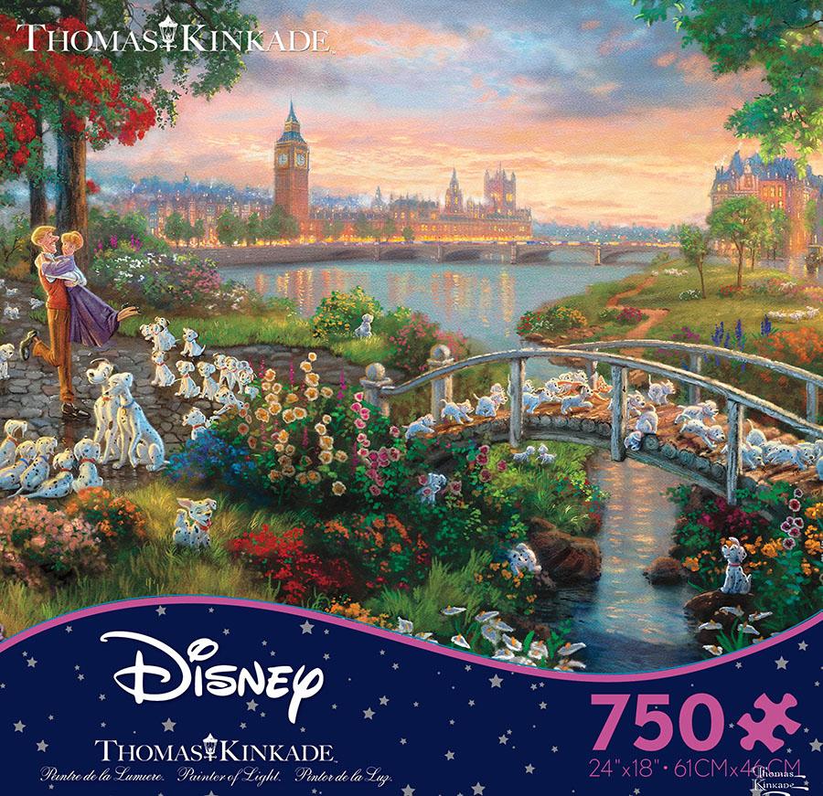 Thomas Kinkade Disney 101 Dalmations 750pc Puzzle